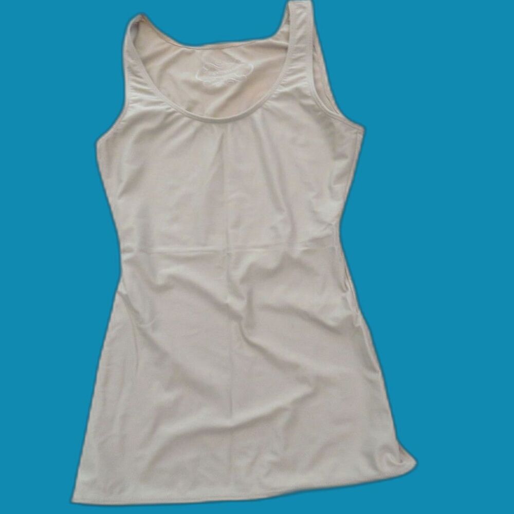 Tapemeasure  Women's Magic Shaper Tank Top Minimalist Buff S (4-6)  EUC - Picture 3 of 7